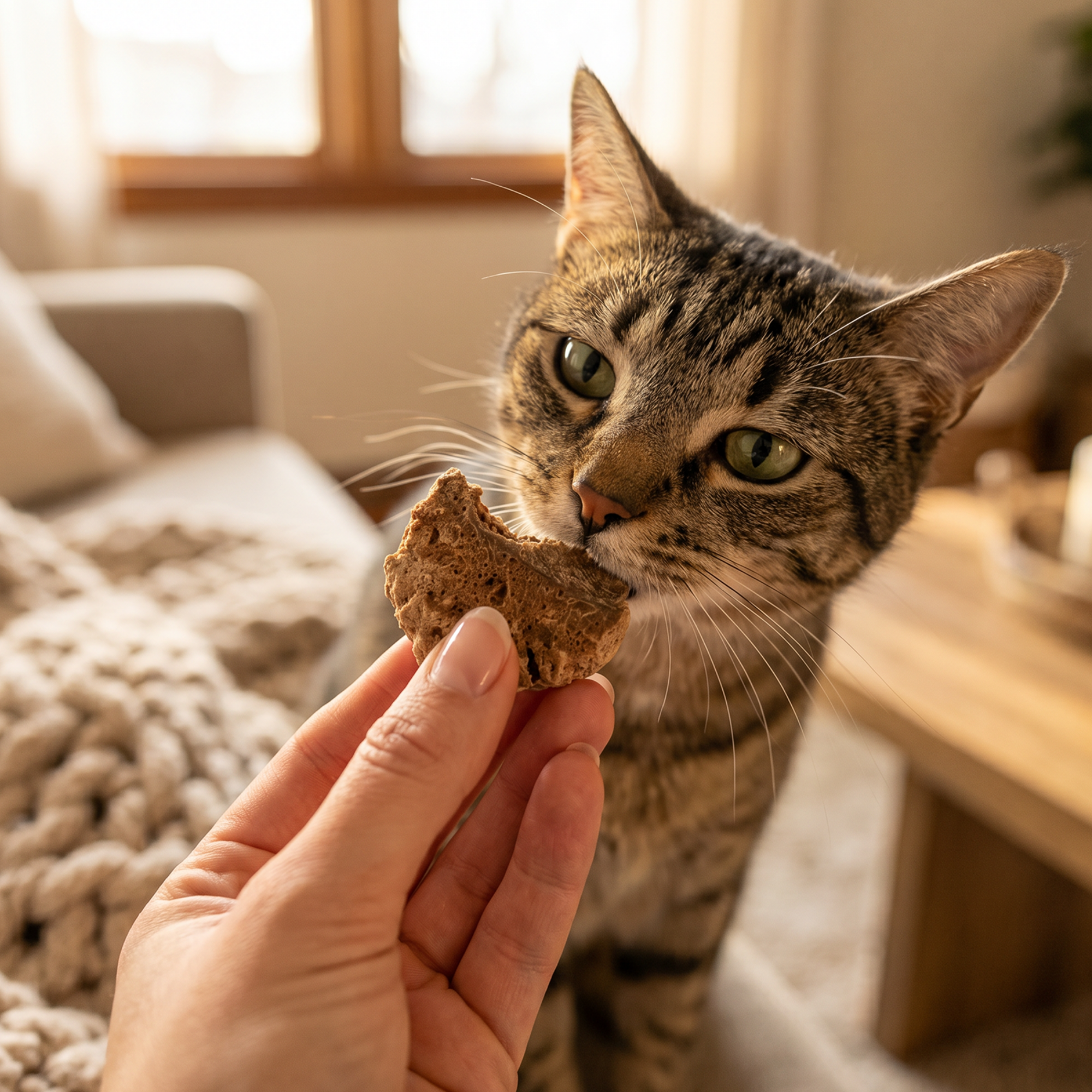 Freeze-Dried Beef Lung Treats for Cat