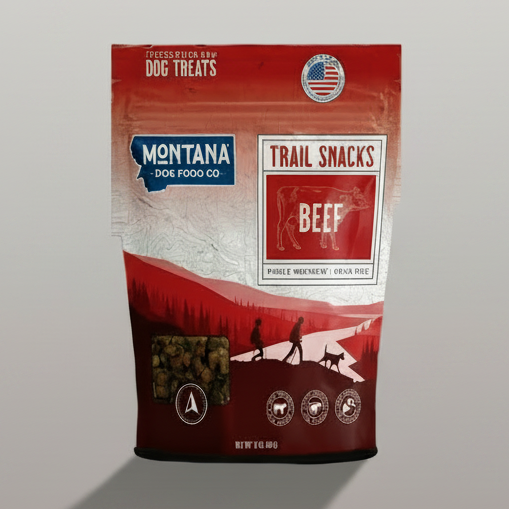 Beef Heart Freeze-dried Raw Trail Snacks (Treats) for Dogs 3oz