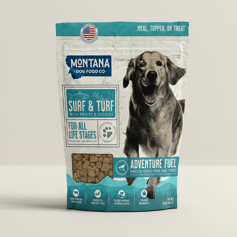 Grain-free Surf & Turf Freeze-dried Raw Adventure Fuel (Dog Food)