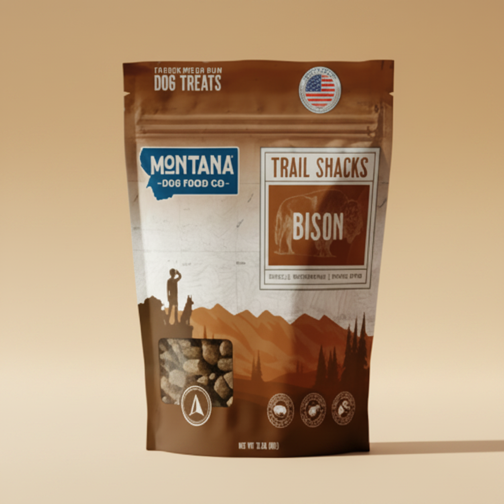 Bison Liver Freeze-Dried Raw Trail Snacks (Treats) for Dogs 3oz