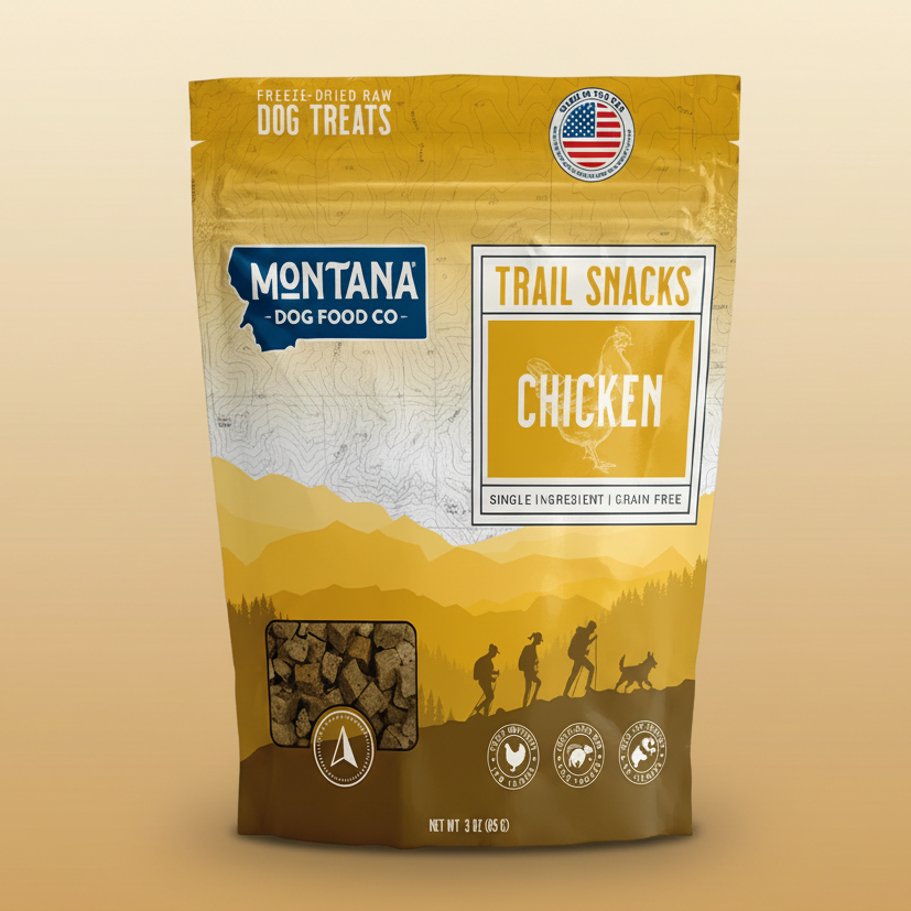 Chicken Breast Freeze-Dried Raw Trail Snacks (Treats) for Dogs 3oz