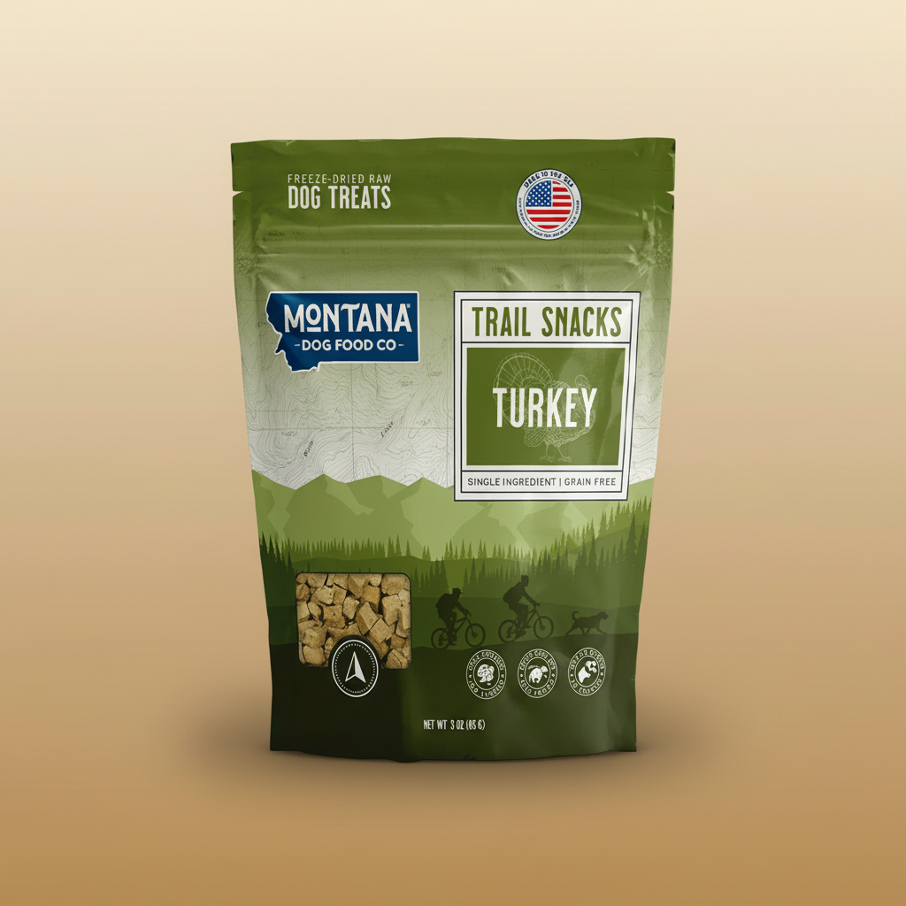 Turkey Liver Freeze-dried Raw Trail Snacks (Treats) for Dogs 3oz